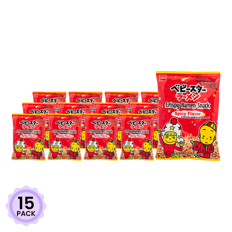 Baby Star Ramen Snack Spicy Flavor 70 g*15 pack