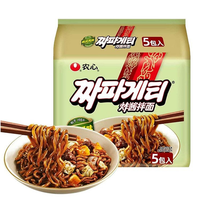 韩国进口农心炸酱拌面韩式杂酱面方便面泡面速食夜宵 700 克