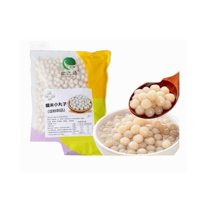 Glutinous rice balls and small rice balls 500 กรัม