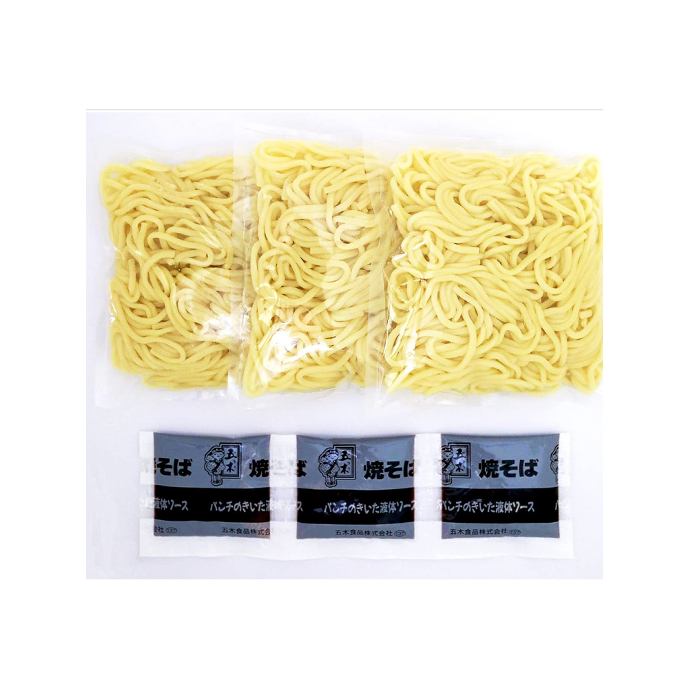 日本直送】五木食品 海外用3食焼そば 510g - Weee!