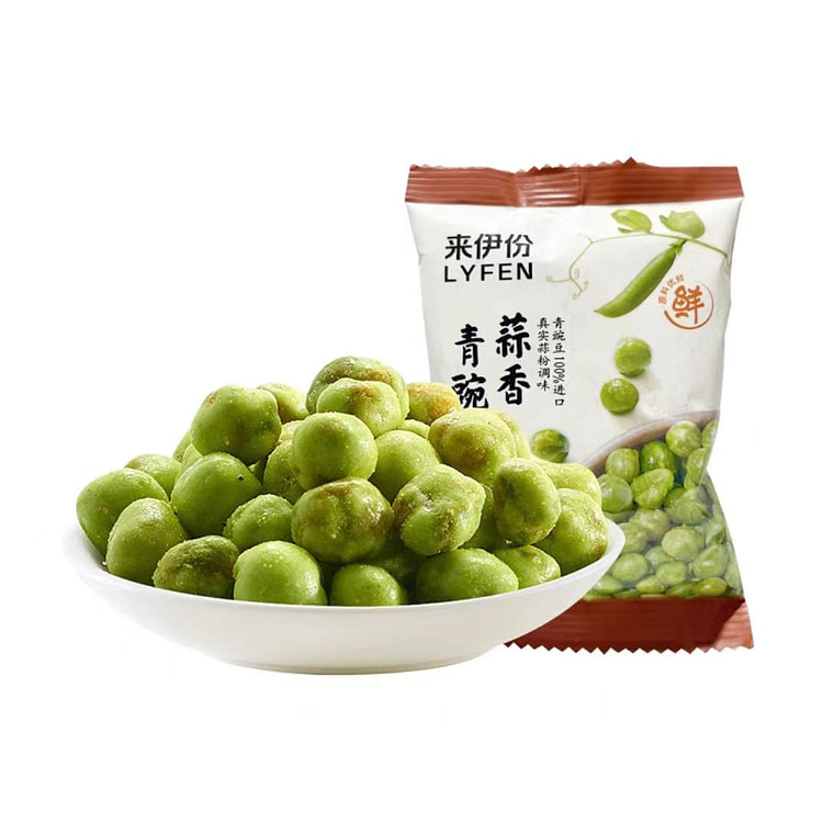 来伊份蒜香青豌豆250g*1袋散称小包装青豆类炒货下酒菜休闲零食
