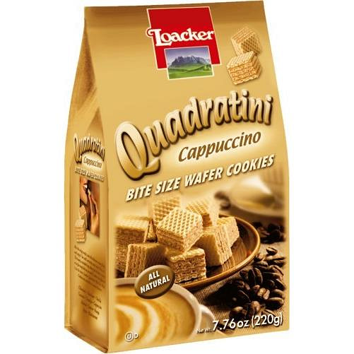 Loacker Cappucino Quadratini, 7.76 oz