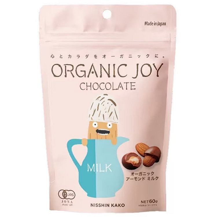 Nissin Kako Organic Joy Chocolate Almond Milk 60g 1 each