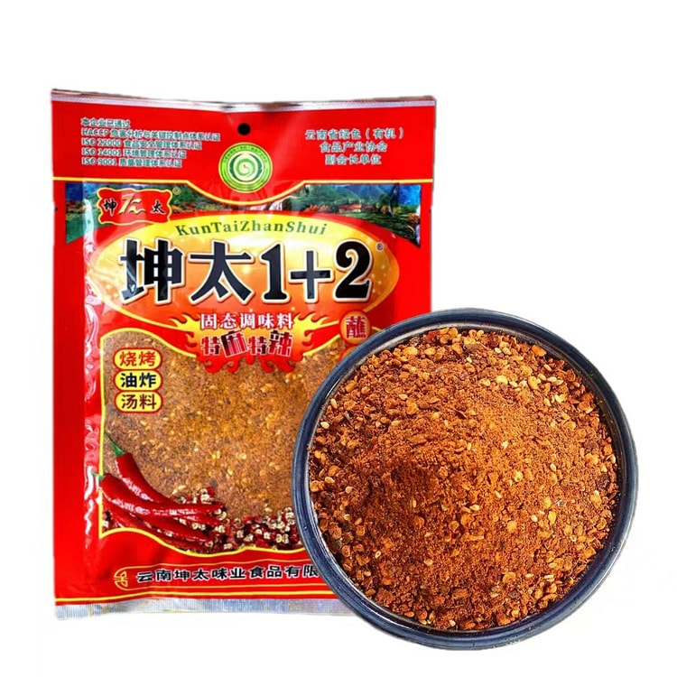 坤太1+2麻辣蘸水辣椒面150g*1袋烧烤蘸撒料