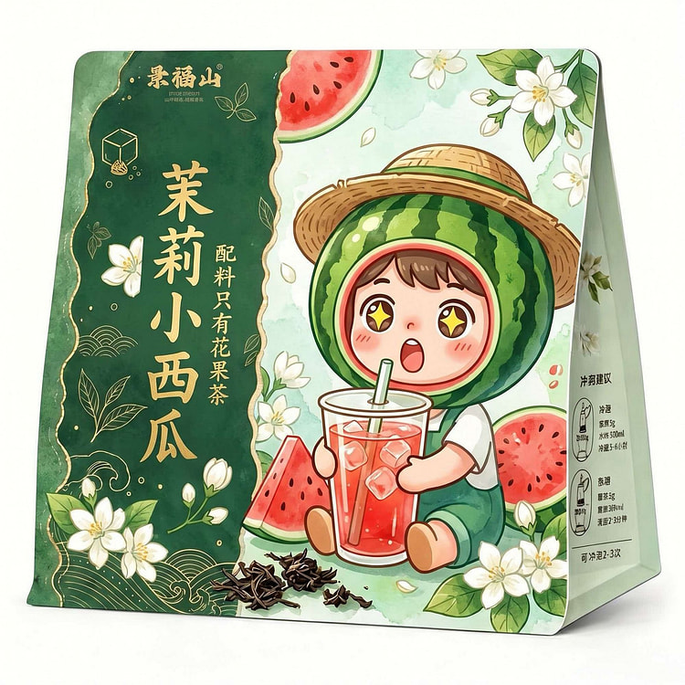 Jingfu Mountain Jasmine Little Watermelon 100g 100 g