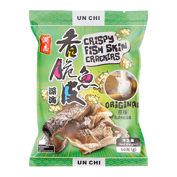 香港潤志 香脆魚皮 原味