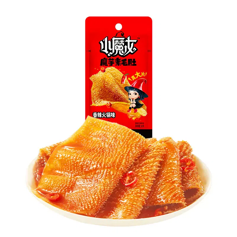 konjac glucomannan, tripe, spicy hot pot flavor 90 그램
