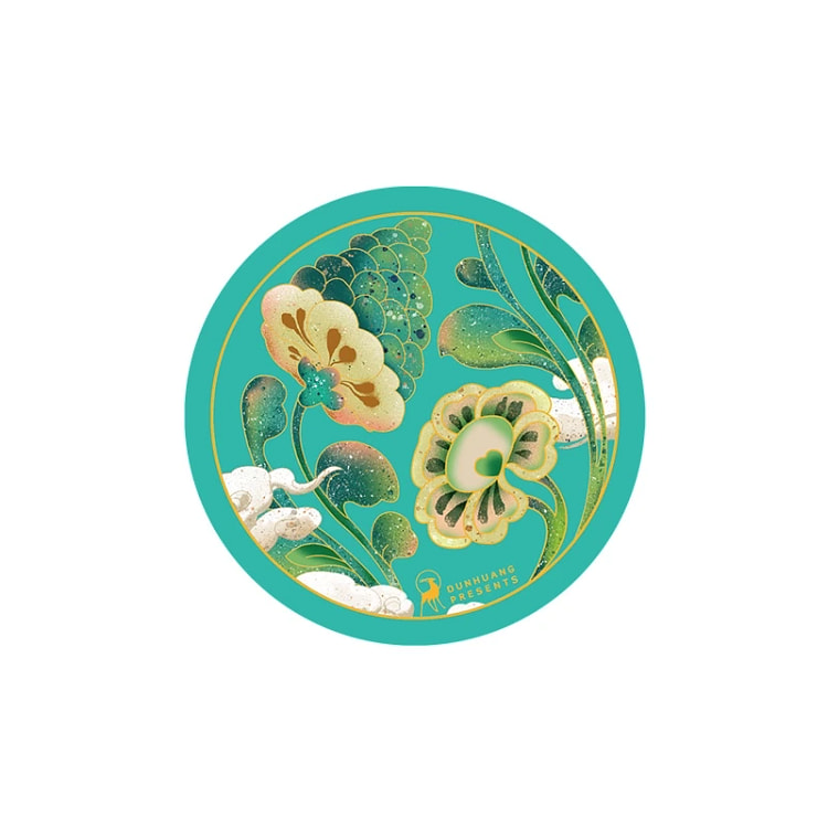 Dunhuang Absorbent Coaster - Cam-Pom Twining