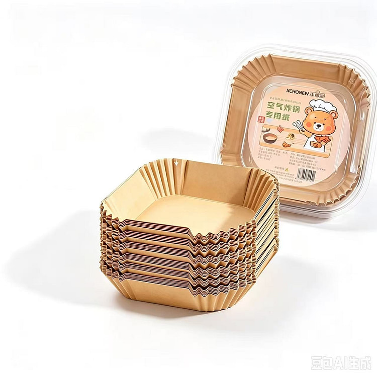 Small Kitchen Girl Air Fryer Special Paper Plate 1 1 each