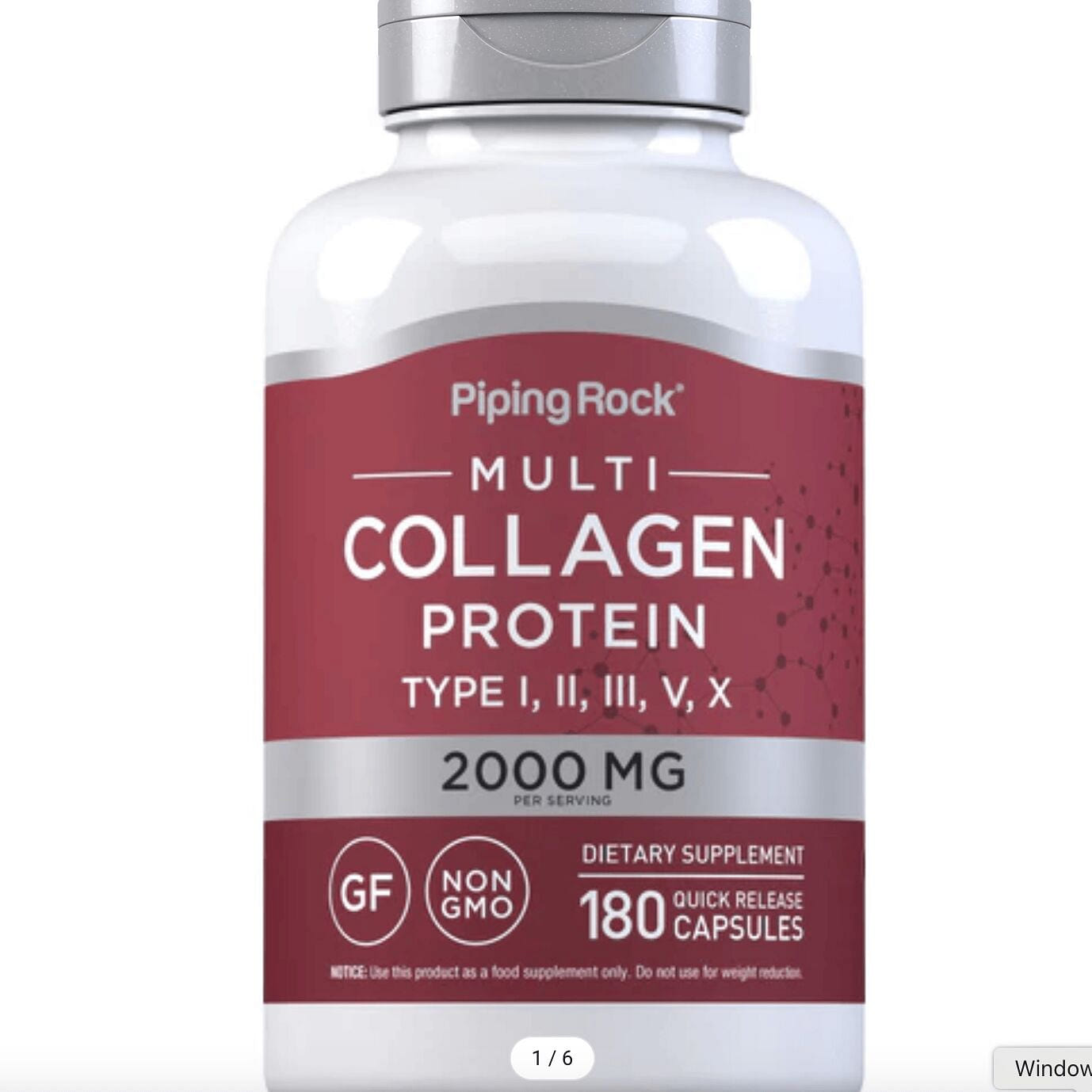 Multi Collagen Protein (Types I, II, III, V, X) 1 bottle