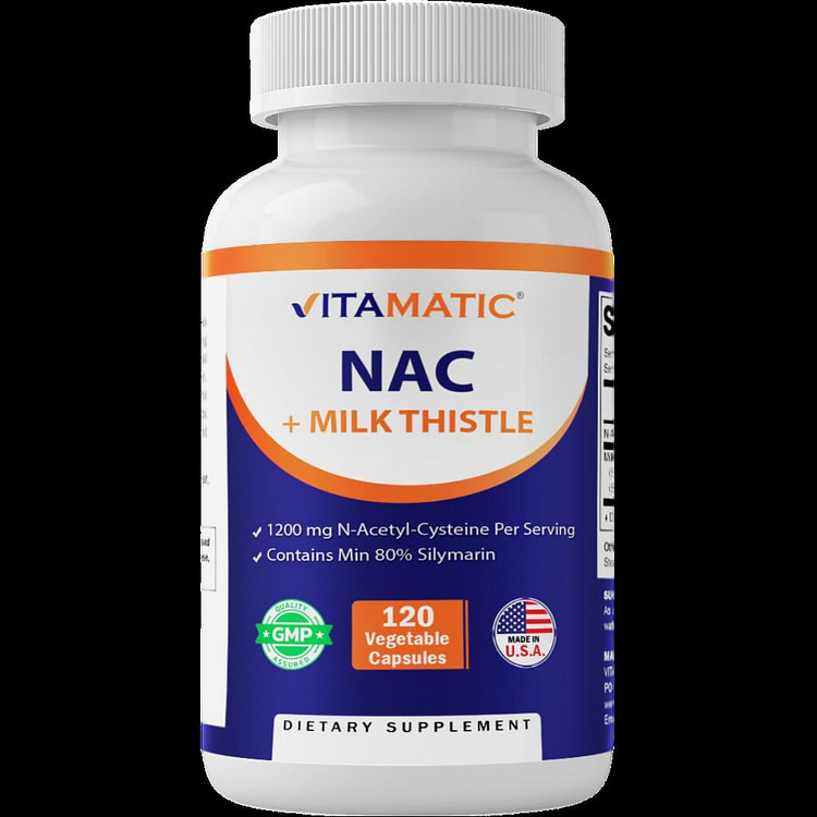 NAC 补充剂 N-乙酰-L-半胱氨酸 - 120