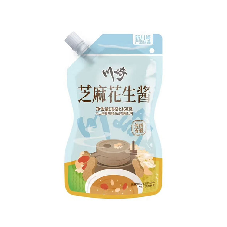 川崎芝麻花生酱168g