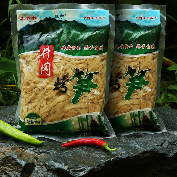 Homemade dried bamboo shoots