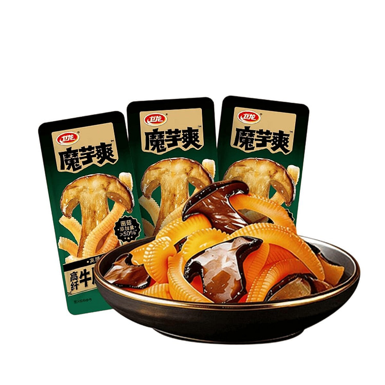 High-Fiber Boletus Konjac Snack, Bulk Pack 1 pack