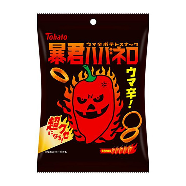 TOHATO Spicy Potato Rings 50g Level 5