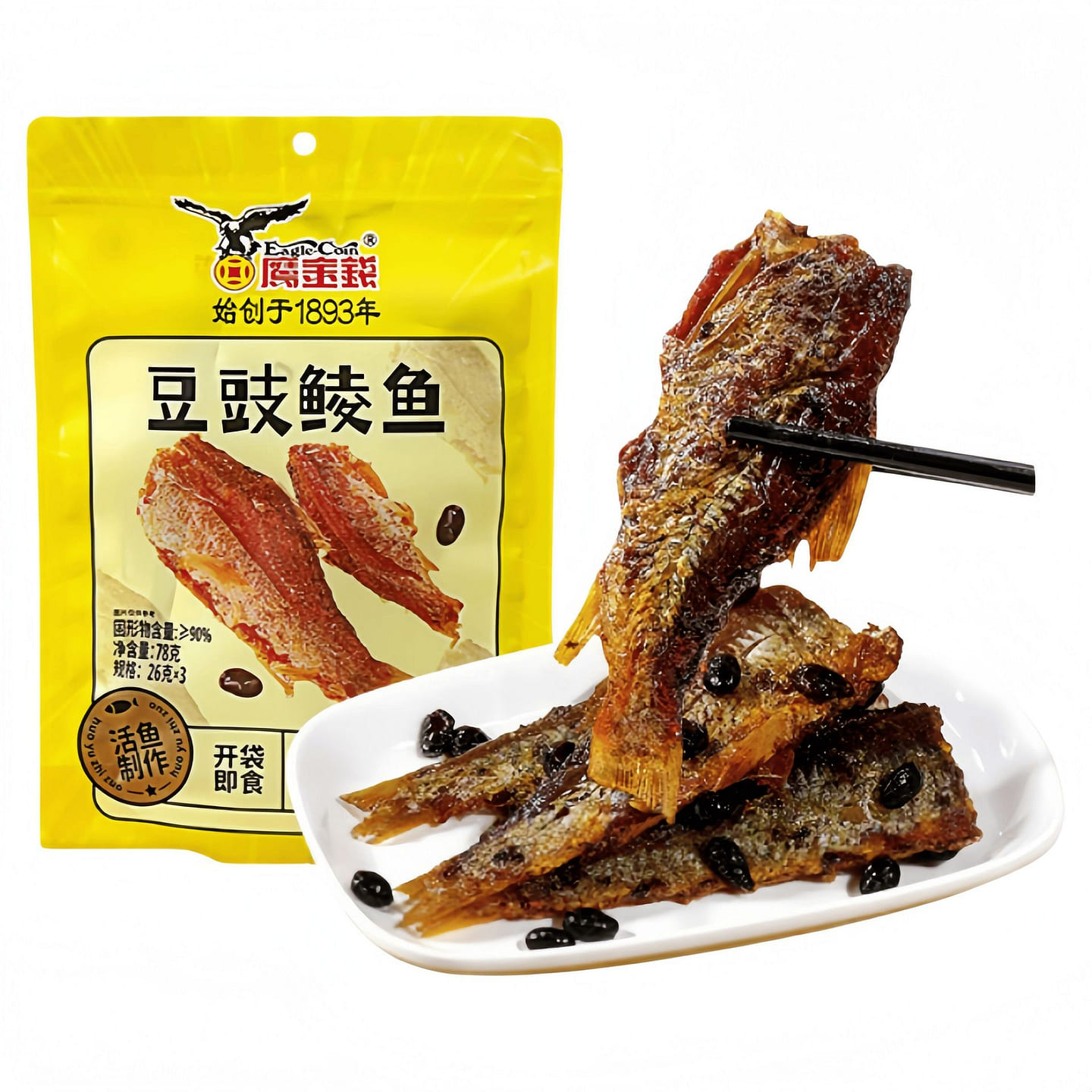 Fermented Black Bean Dace 78g*1 bag 78 g