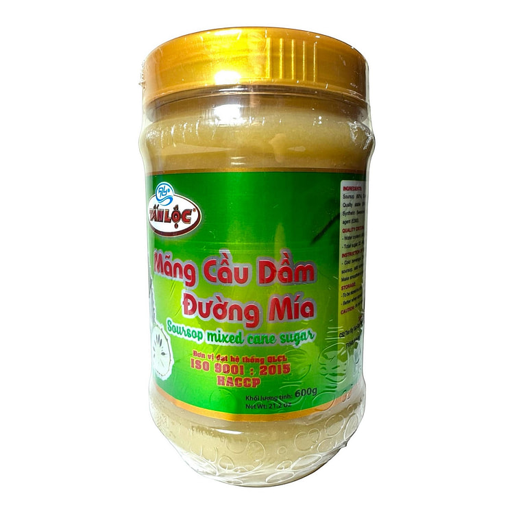 Soursop Mixed Cane Sugar Mang Cau Dam Duong Mia 600 g