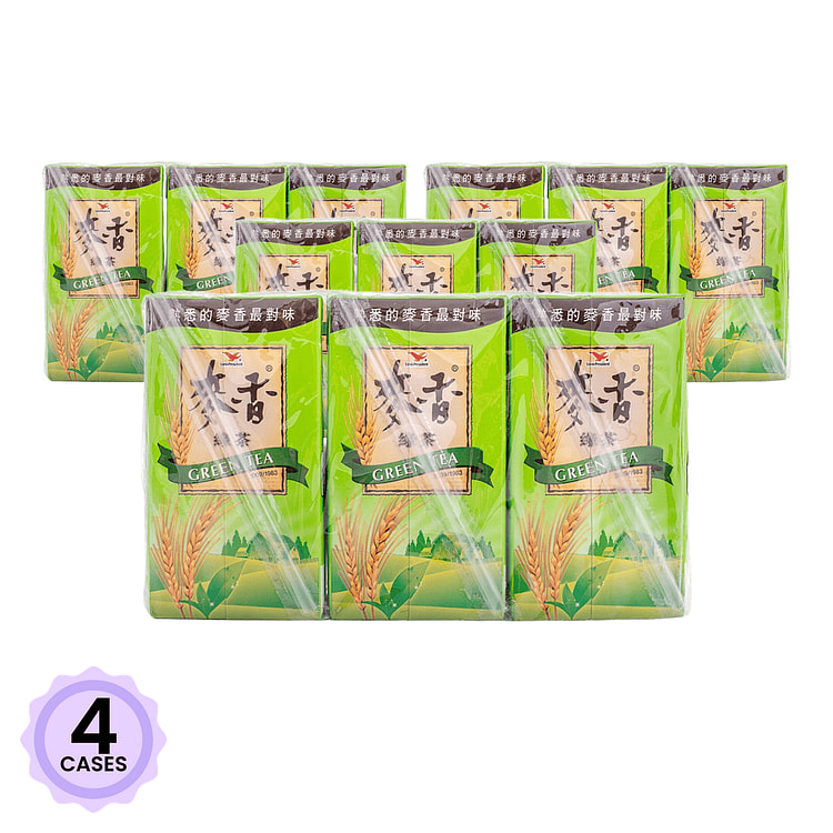 统一 麦香绿茶 300 毫升*6 包*4 箱