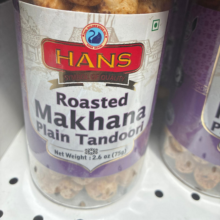 Hans roasted makhana plain tandori 75 g