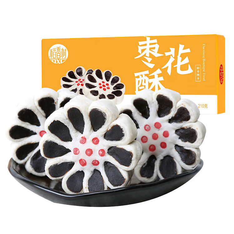 稻香村DXC 特色糕点 休闲点心 零食饼干 枣花酥 210 克