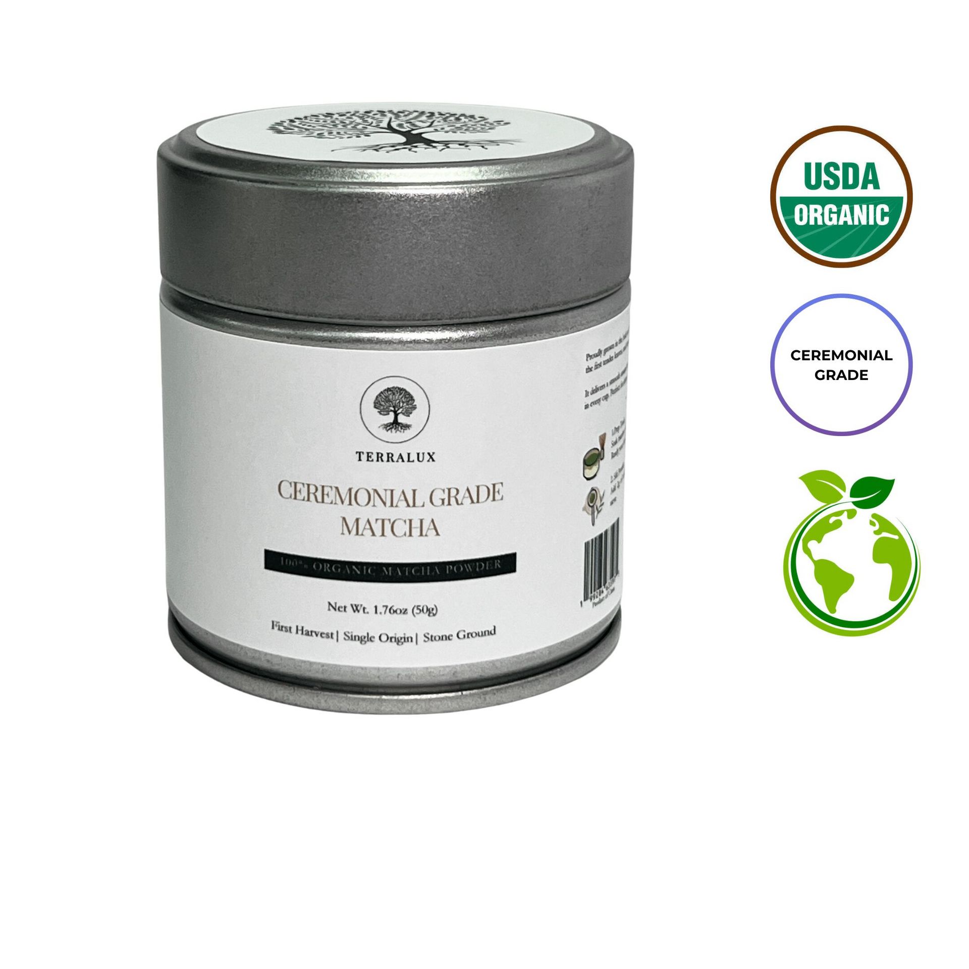 Ceremonial Grade Matcha Powder 50 กรัม