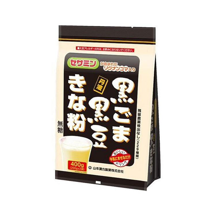 山本汉方制药 黑芝麻 黑豆 黄豆粉 400g