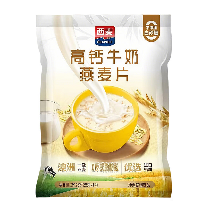 Seamild Calcium Milk Oatmeal 392g 1 pack