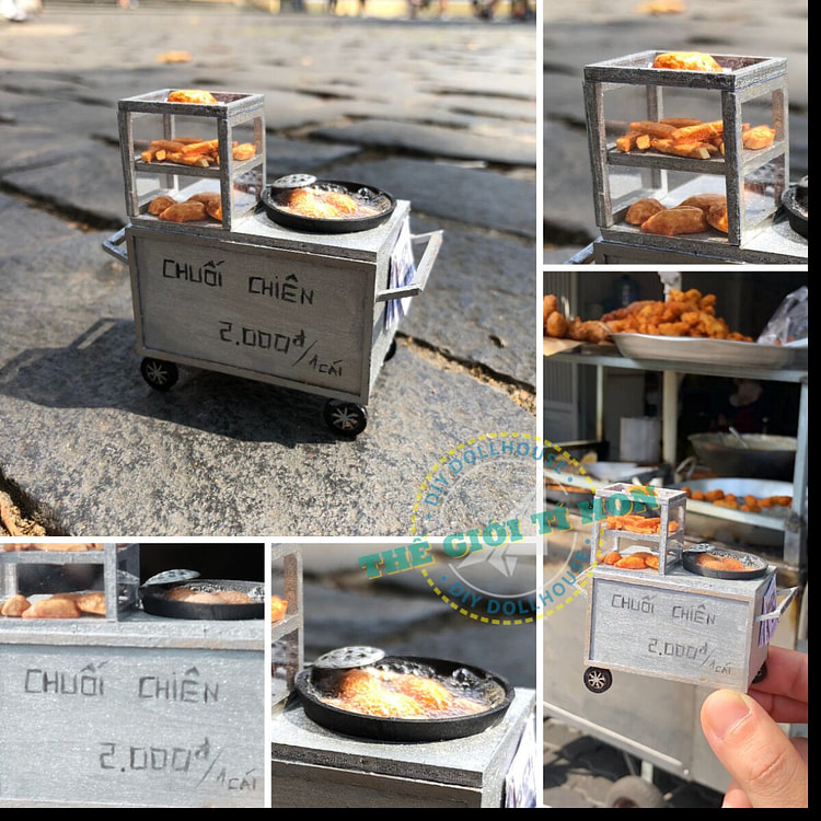 炸香蕉美食街车 DIY 套装