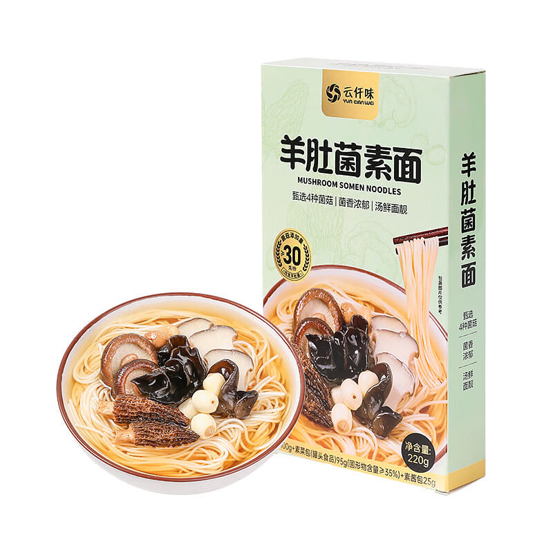 Morel Noodle Non-Fried Breakfast Fast Soup 220 g