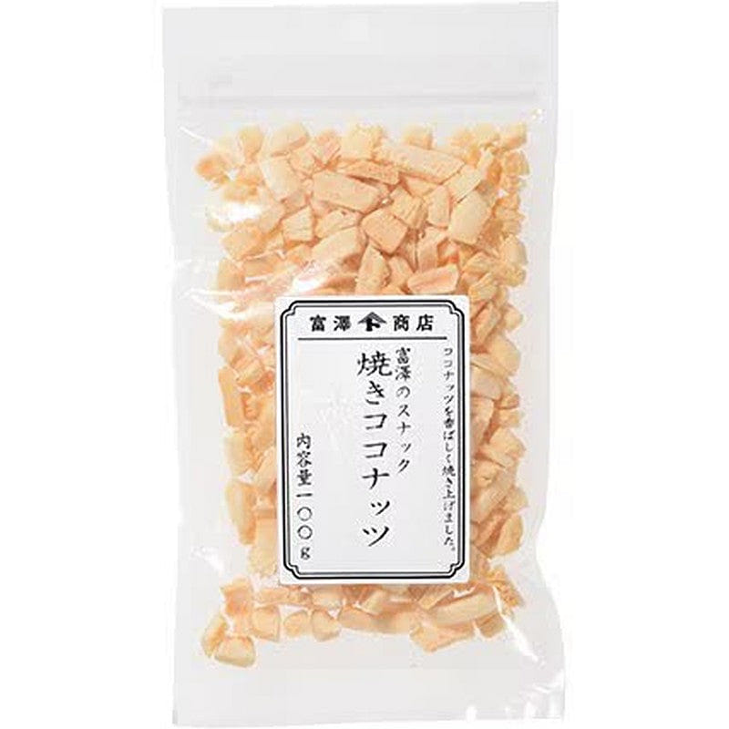 TOMIZ 01306000 TOMIZ Snack Roasted Coconut 100g 1 each