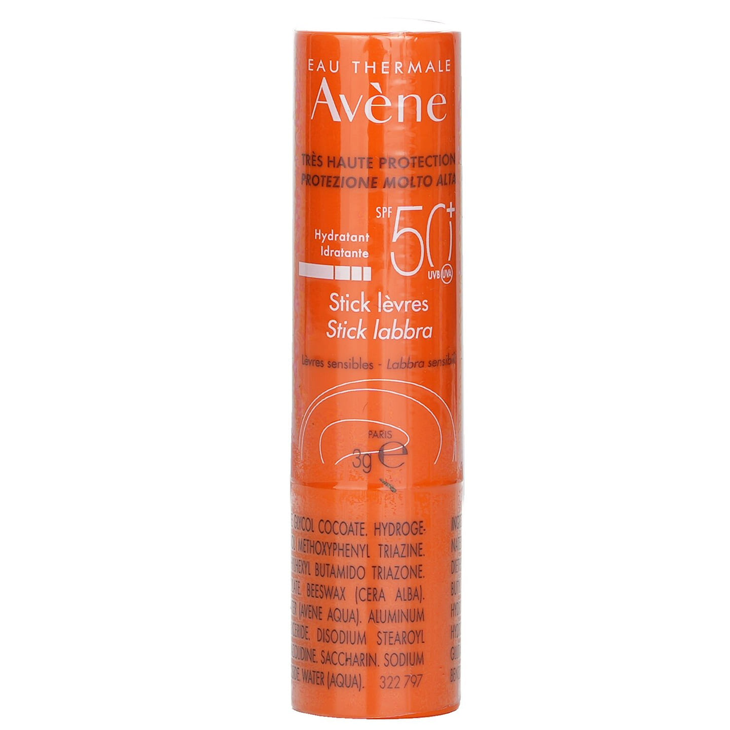 Avene Very High Protection Lip Balm SPF 50 (For Sensitive Lips) 3g/0.1oz 3 g