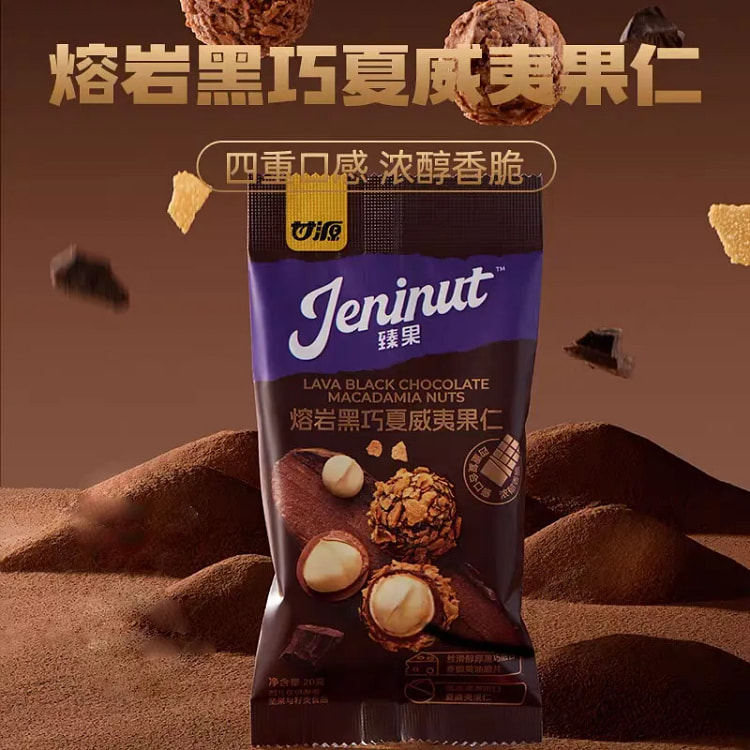 Ganyuan Lava Dark Chocolate Macadamia Nuts 1pc 20 g