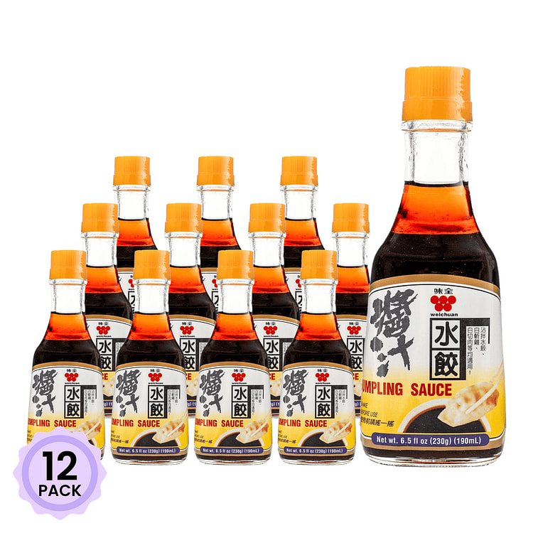 Wei-Chuan Dumpling Sauce Original Flavor 6.5 oz*12 pack