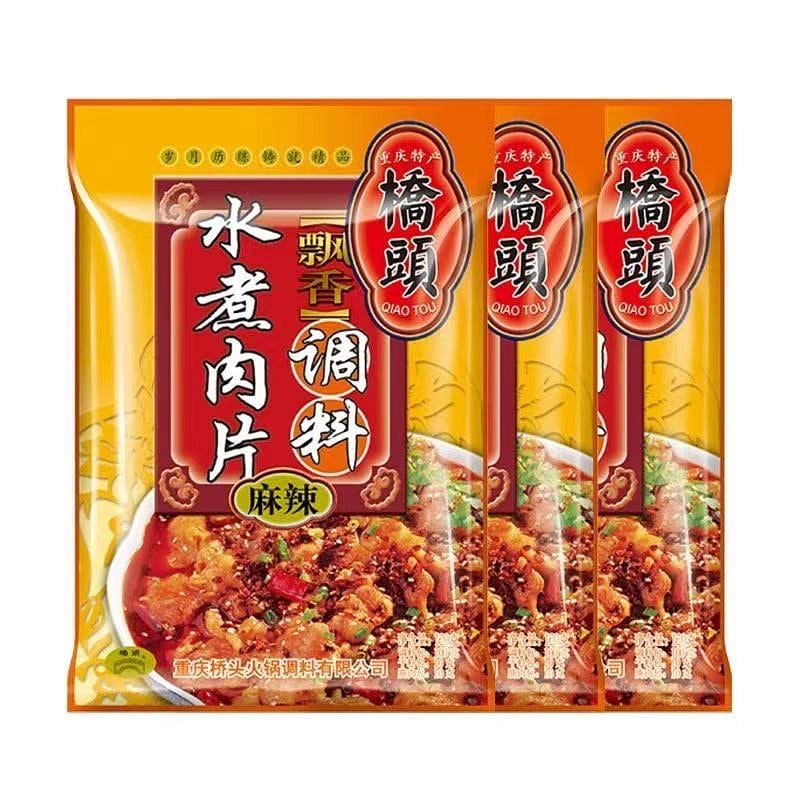 Qiaotou Chongqing Boiled Sliced Pork Seasoning 120 g