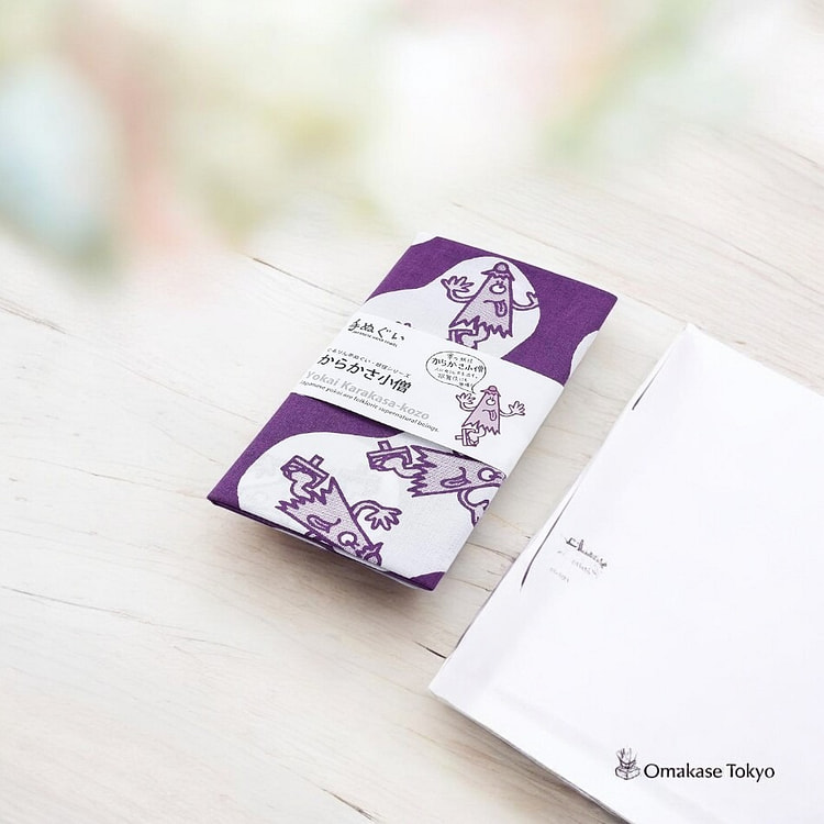 Gururin Tenugui Hand Towels Murasaki 40 g