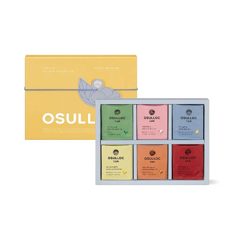 OSULLOC O Thank You Tea Gift Box 12 Tea Bags 1 each