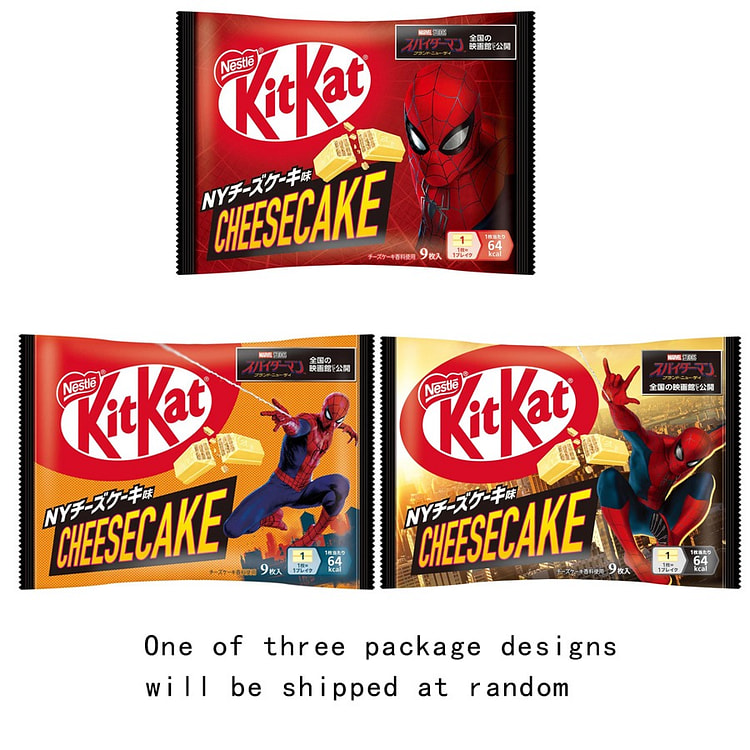 ネスレ キットカット スパイダーマン ニューヨークチーズケーキ味 9枚入 1 each