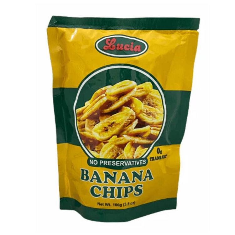 Lucia Banana Chips 3.5 oz 1 each