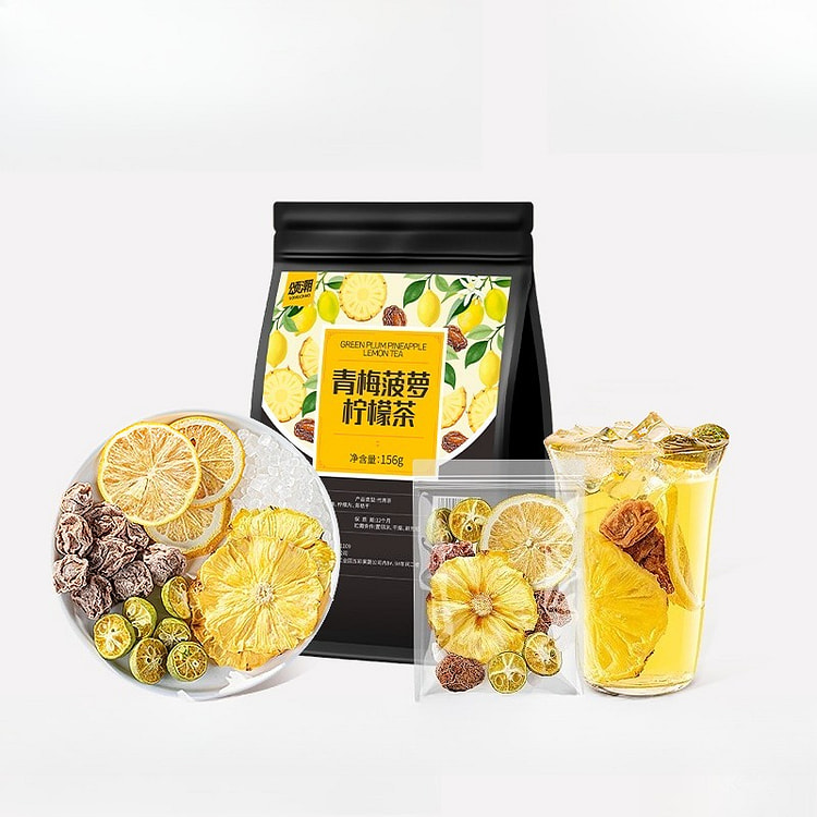 Songchao Green Plum Pineapple Lemon Tea 156g*1 bag 156 g