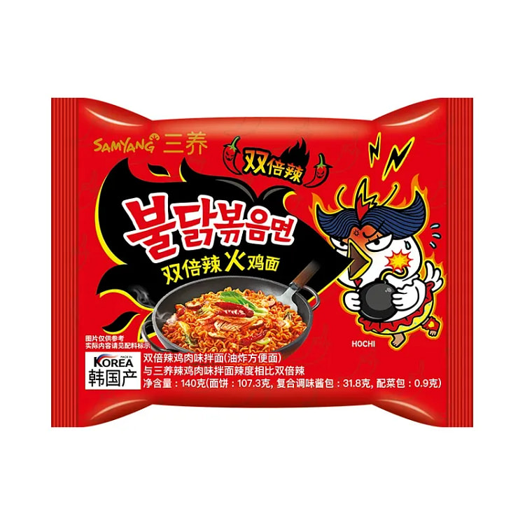 三养火鸡面双倍辣味140g*1袋 140 克