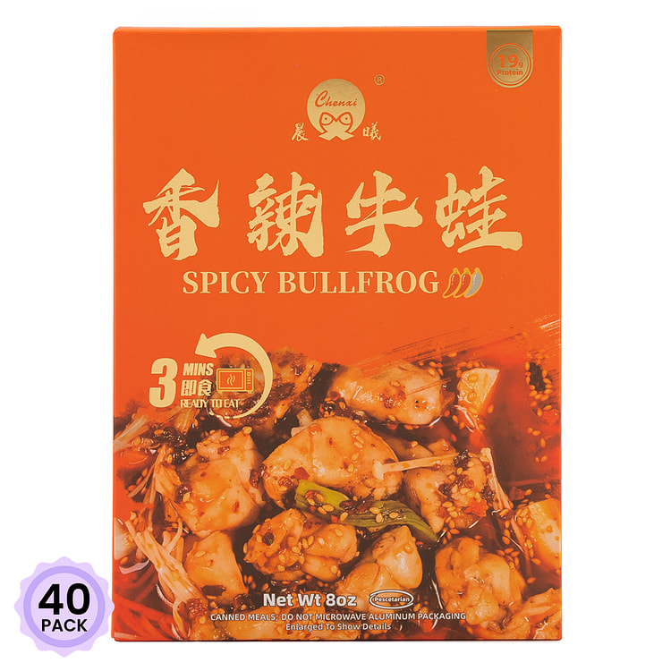 晨曦 香辣牛蛙 8 盎司*40 包