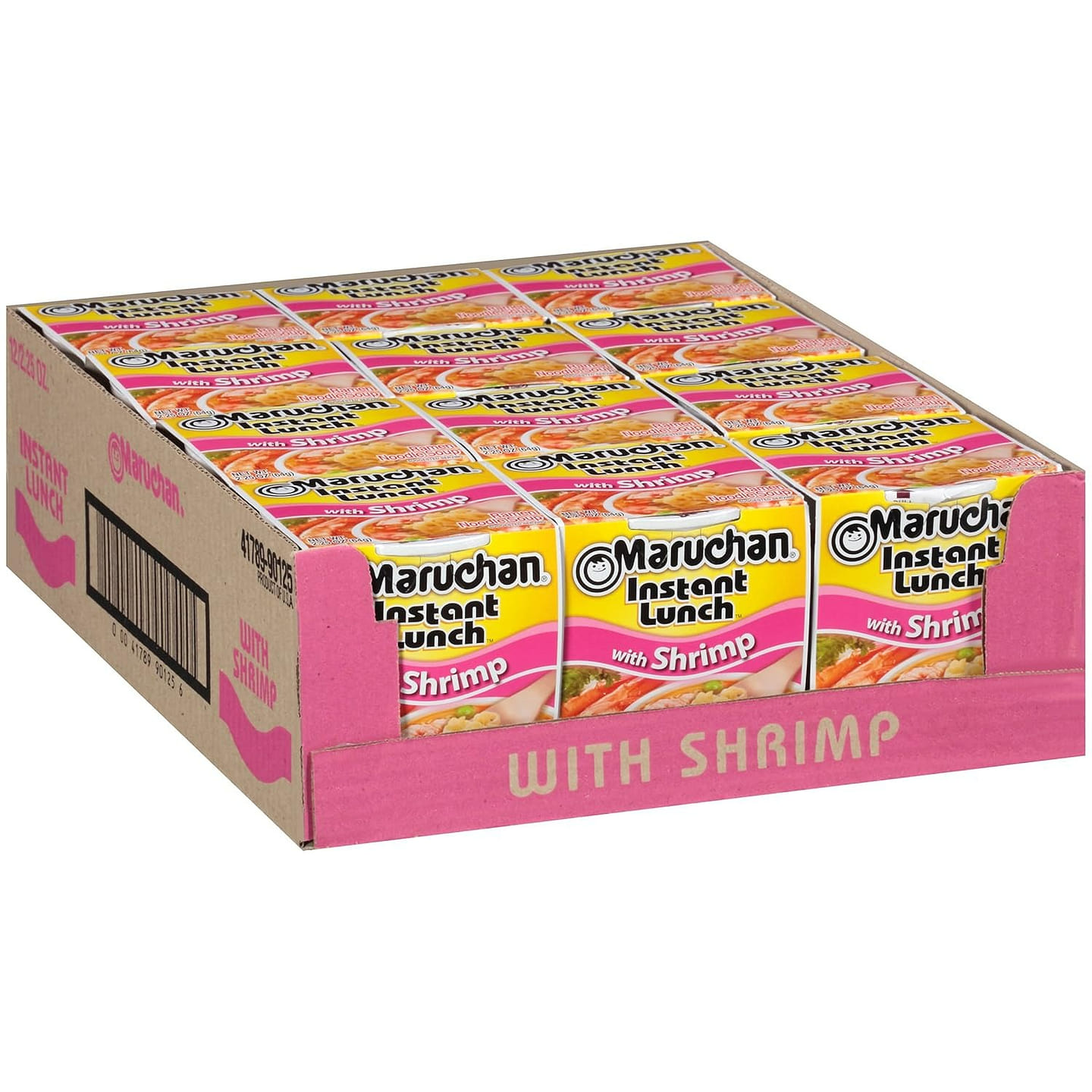 12PCS Maruchan Instant Lunch Shrimp, Ramen Noodle 1 each