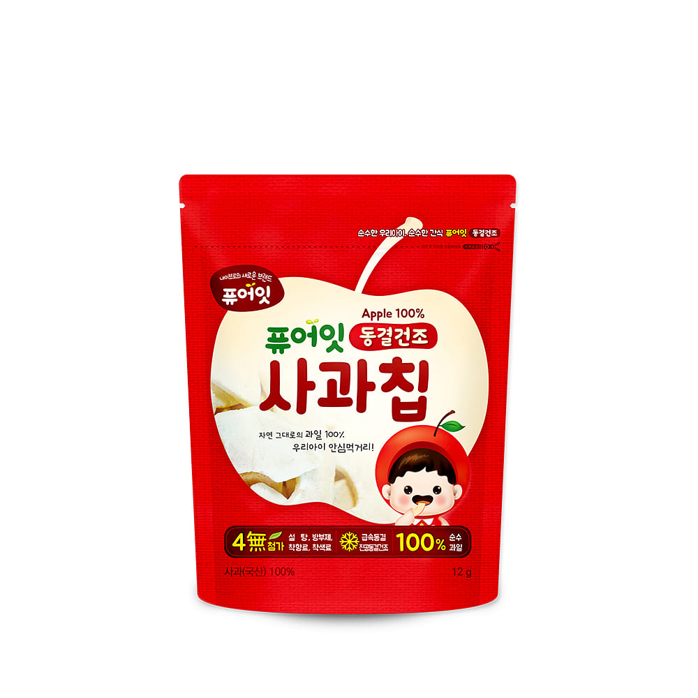 Freeze Dried Fruit Chips Apple Chips 12 g