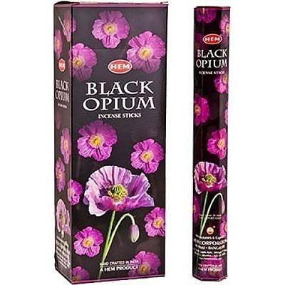 Hem Black Opium Incense - 120 sticks
