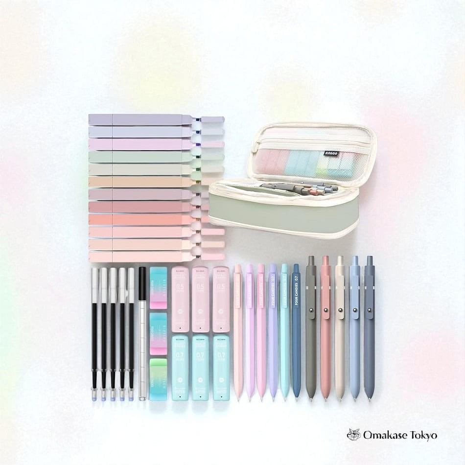 Four Candies Complete Stationery Set Green 500 g