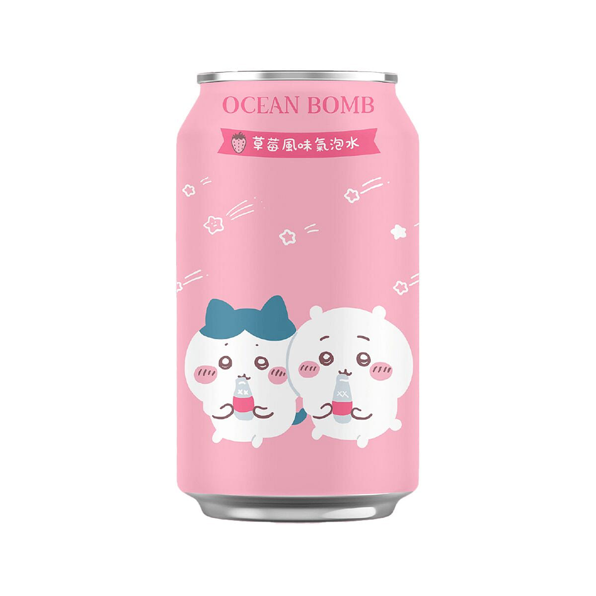 Ocean Bomb Chiikawa Strawberry Sparkling Water 330 ml