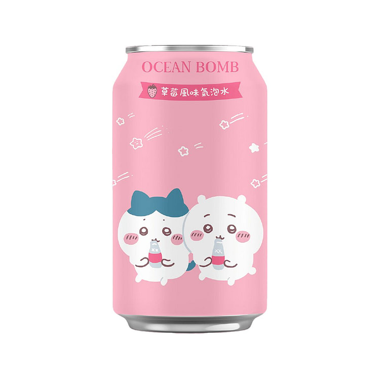 Ocean Bomb 吉伊卡哇 草莓风味气泡水 330 毫升