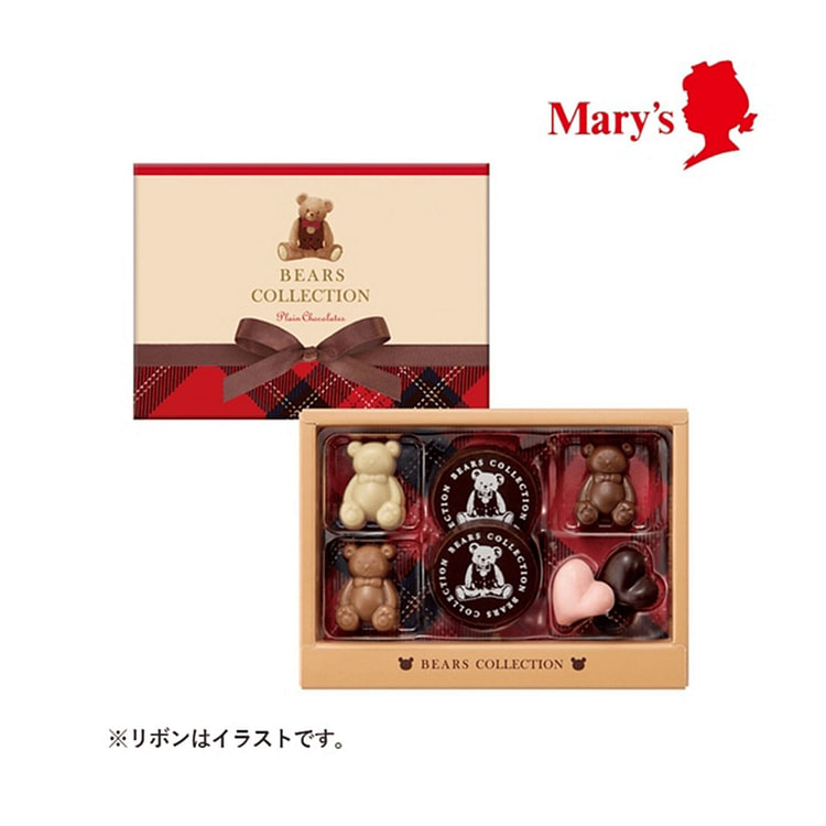 Mary's Bear Valentine's Day Chocolates 7 pcs 1 each
