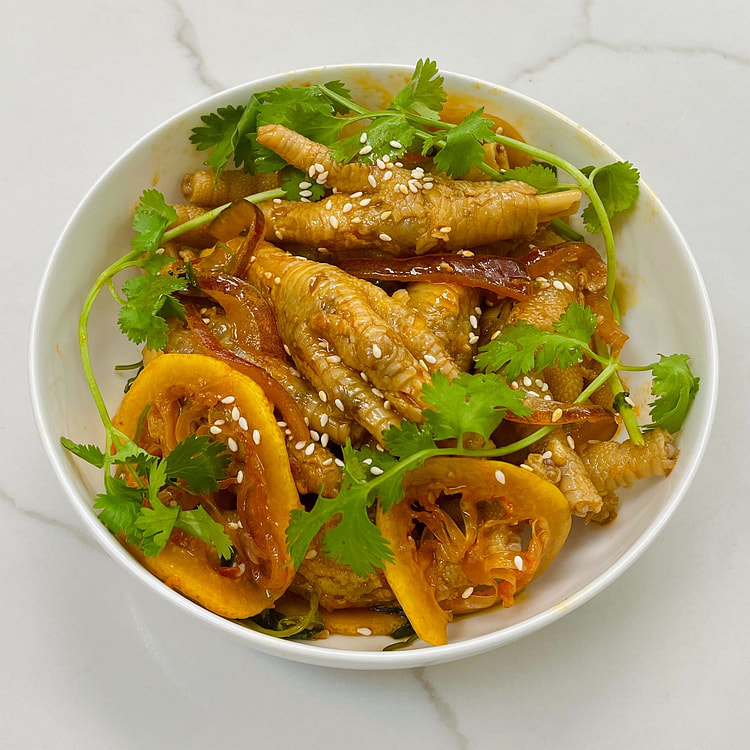Spicy & Sour Lemon Chicken Feet 350g 1 each