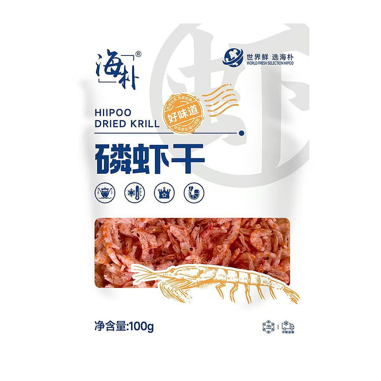 海狸先生海朴磷虾干100g*1袋海产干货虾仁 100 克